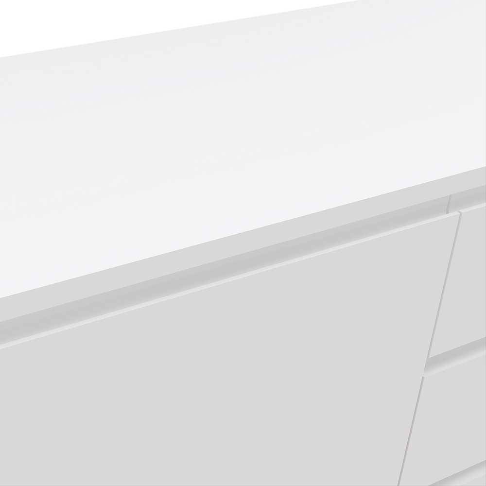 Weißes Sideboard 150cm mit Haarnadel Beinen - Donny