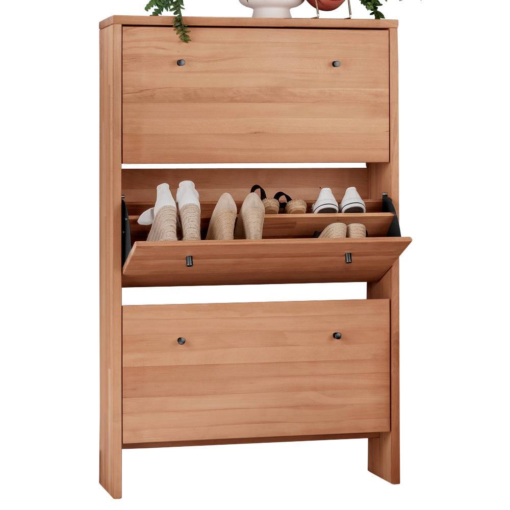 Schuhschrank mit drei Schuhklappen - Shimousa