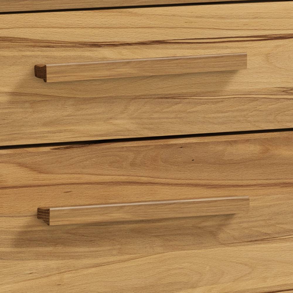 Schubladen mit integrierten Holzgriffen aus Wildbuche für Schlafzimmer – Fidel