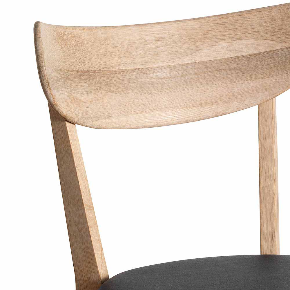 Stuhl aus geseiftem Eichenholz - Losiamos (2er Set)