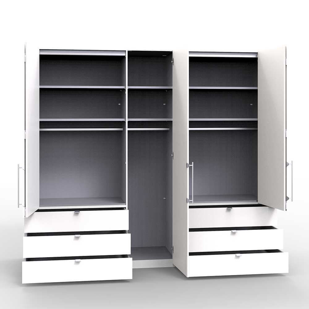 Panorama Kleiderschrank mit drei Türen - Vaclyn