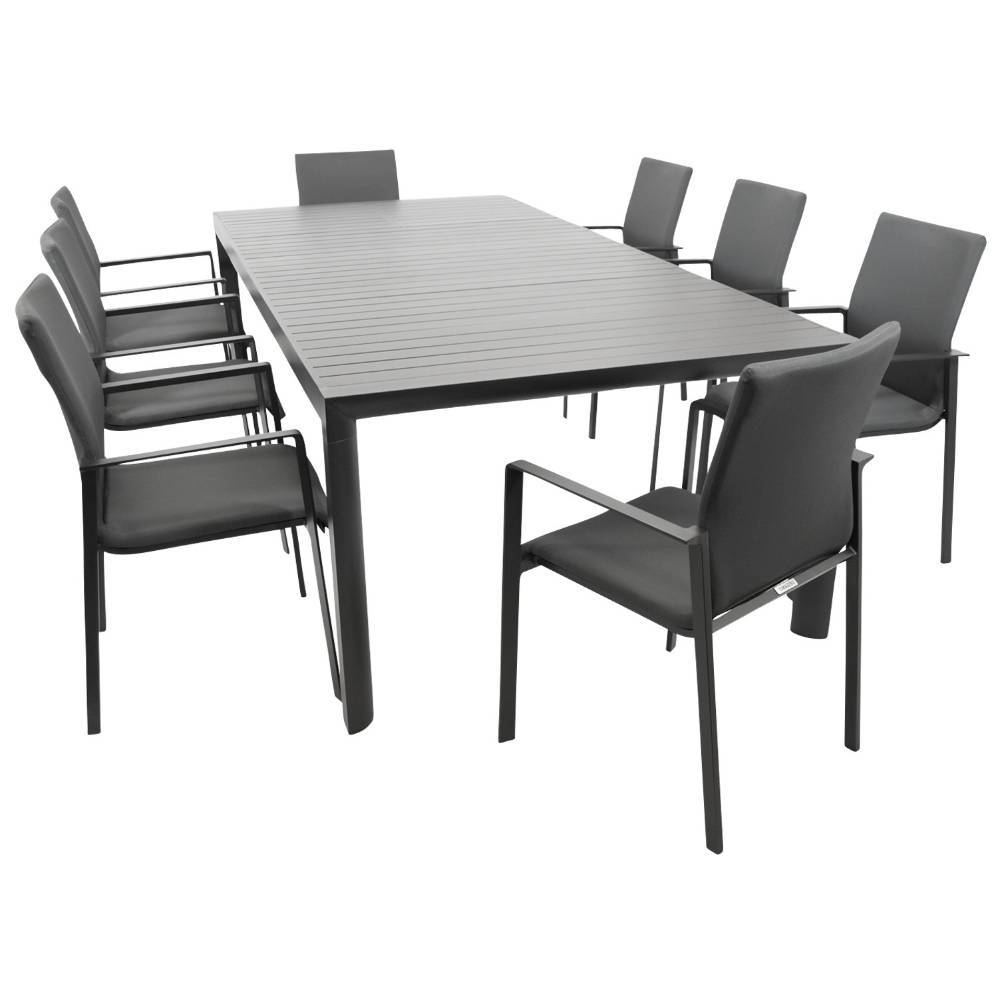 Outdoortisch und Stühle Set - Kempra (neunteilig)