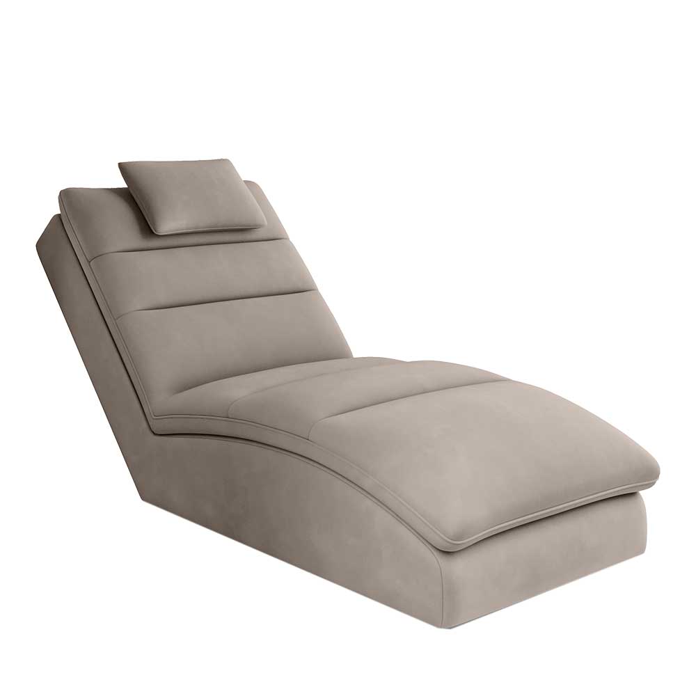 Wohnzimmer Stoffliege in Beige - Domiano