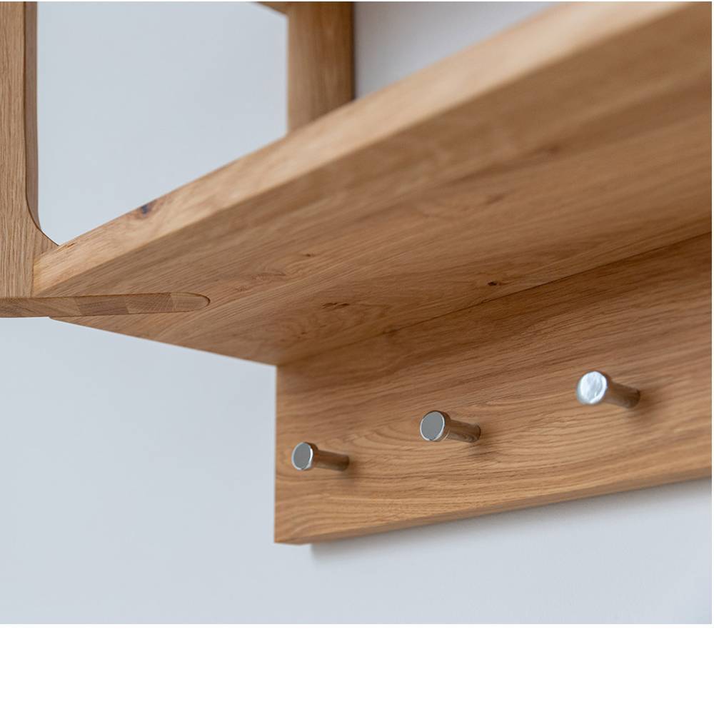83cm Hängegarderobe in Eiche Natur - Maaria