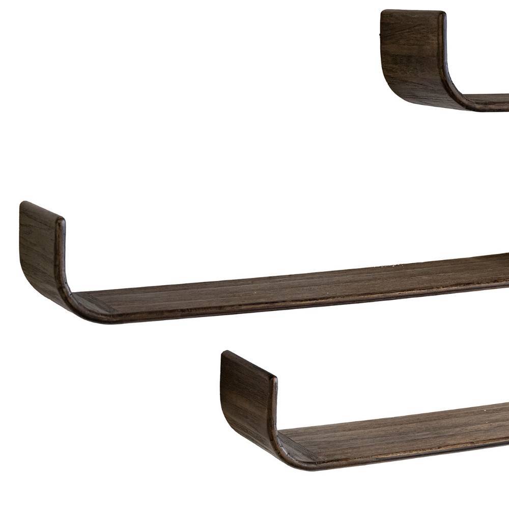 U-Design Wandboard Trio in Dunkelbraun - Bahma (dreiteilig)