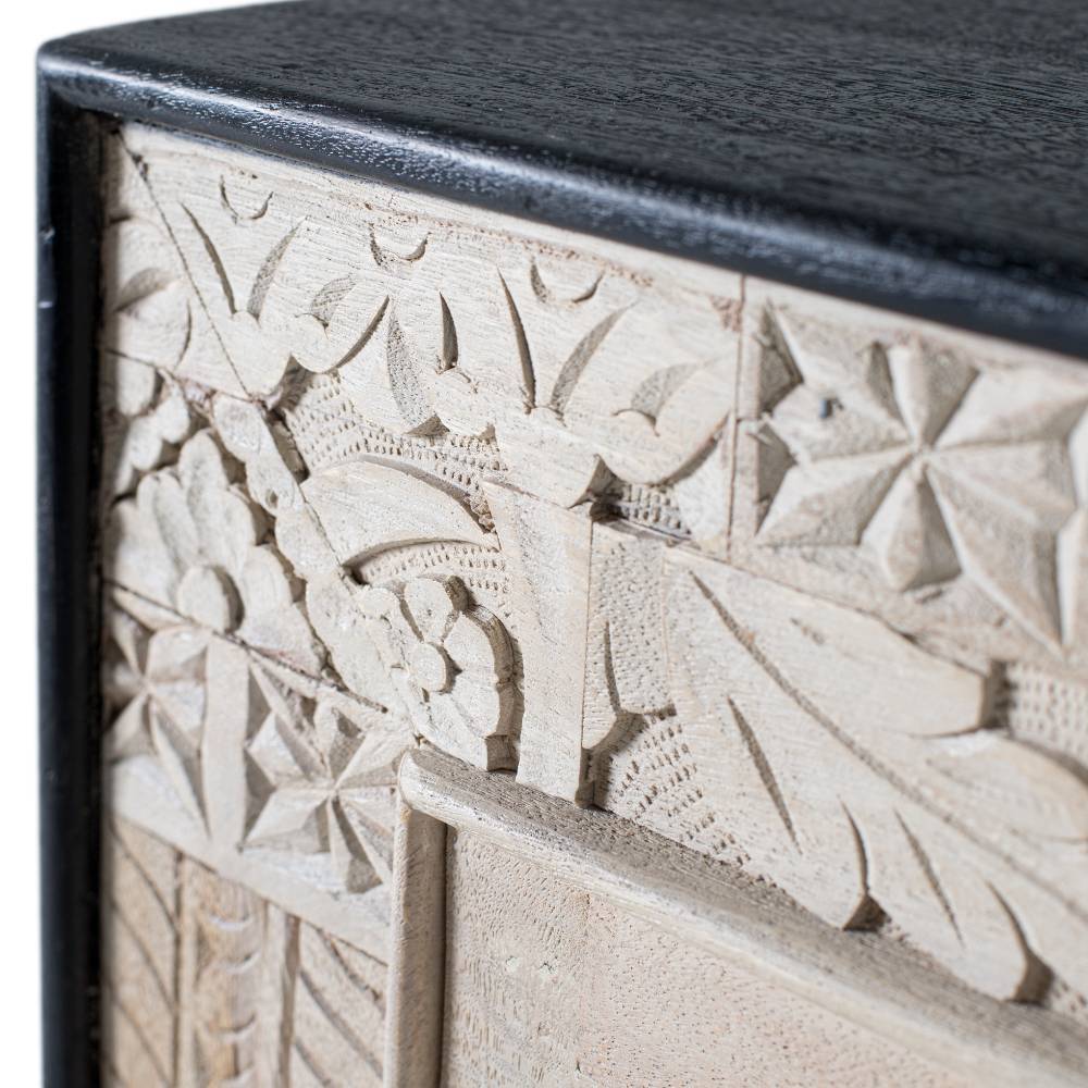 Design-Sideboard aus Mangobaum Massivholz - Wexford