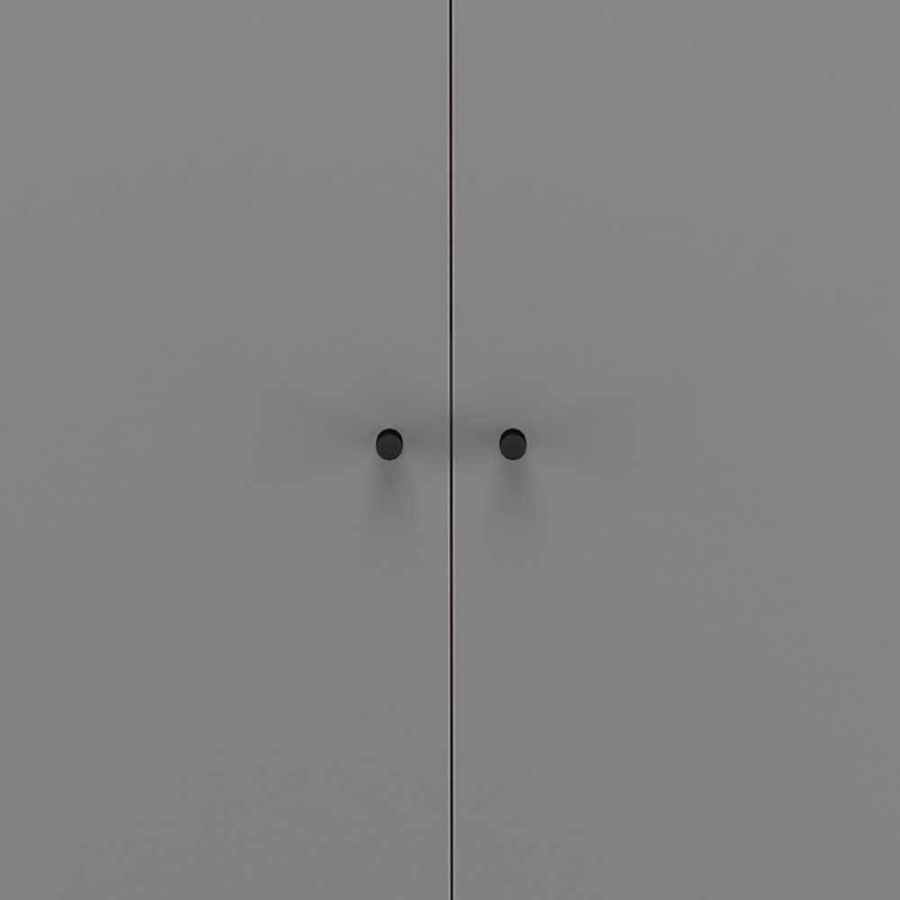 Highboard in Grau mit Schwarz - Lagista