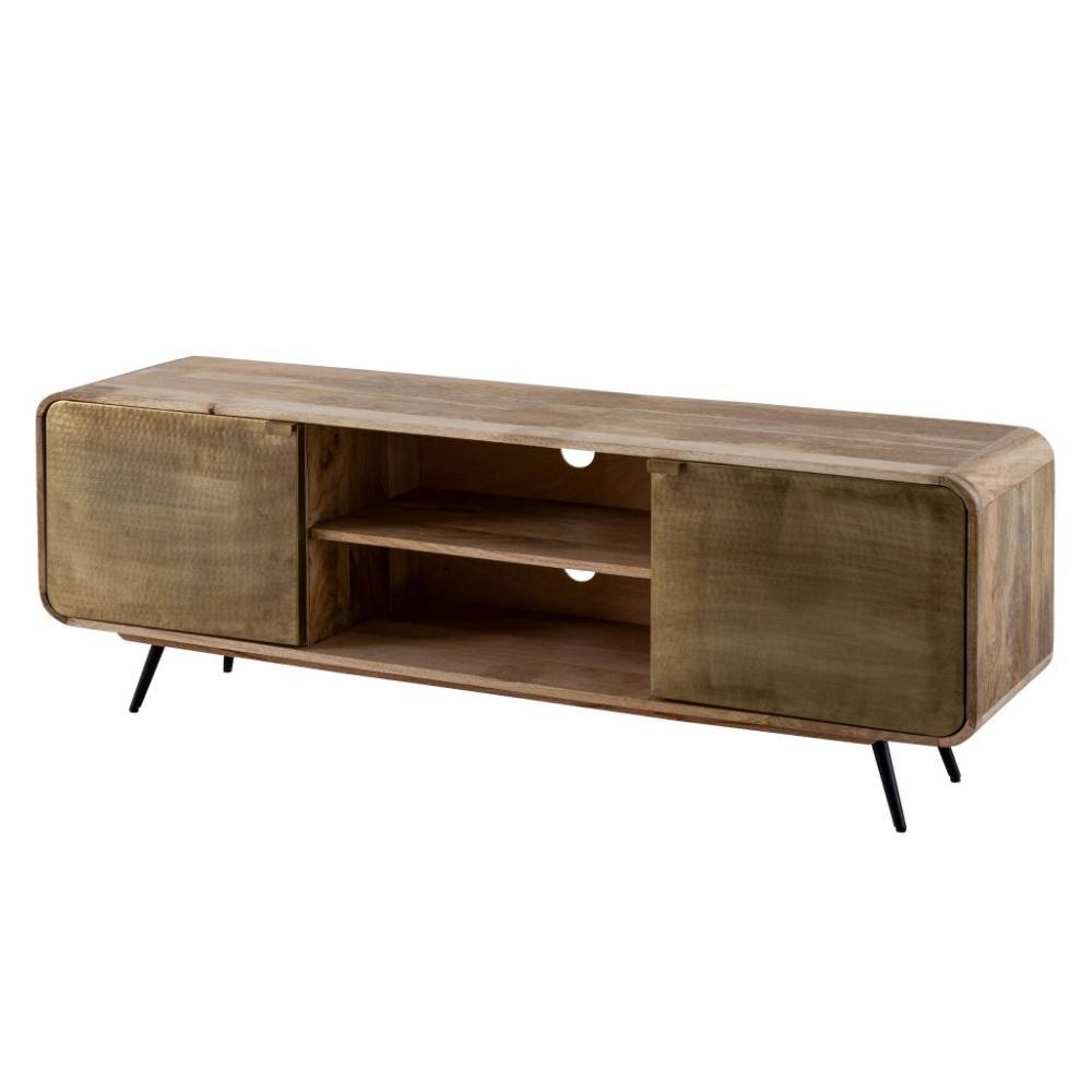 TV Lowboard aus Mangobaum Massivholz - Cantabria