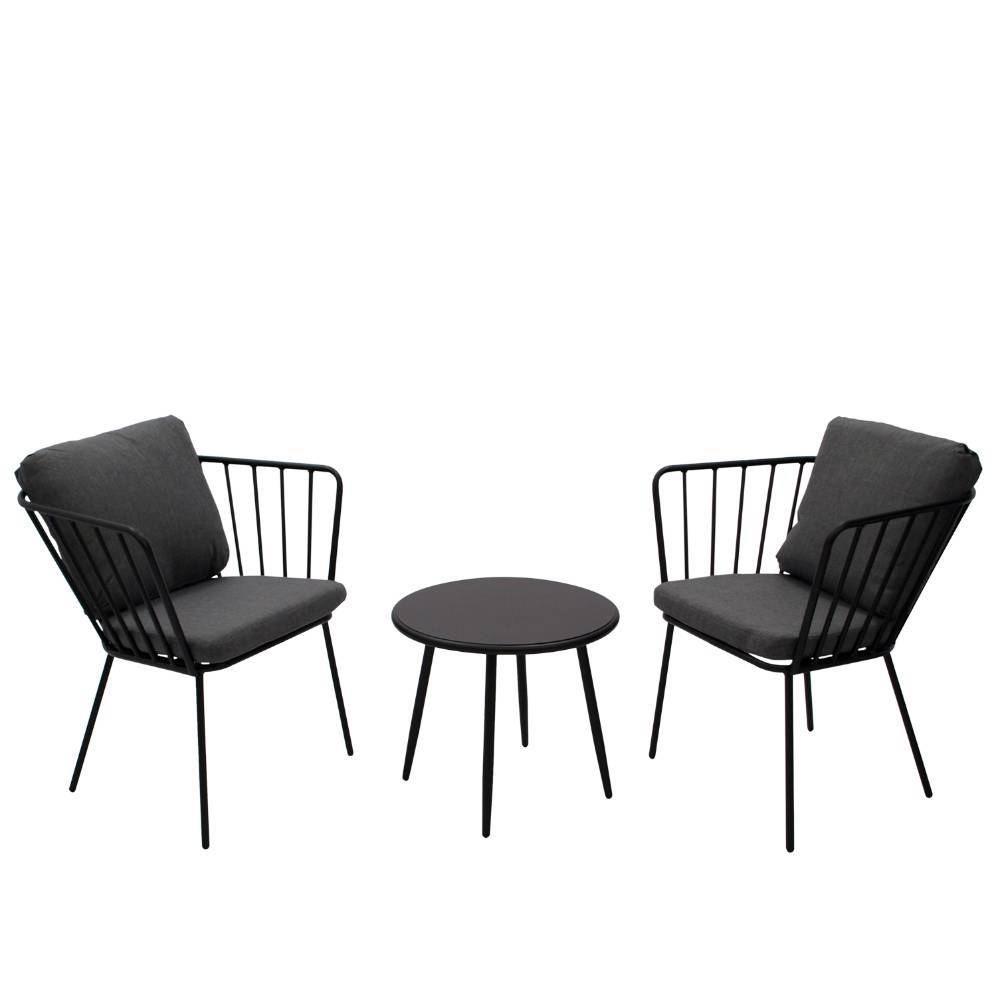 Retrodesign Gartengruppe für zwei Personen - Naomi (dreiteilig)