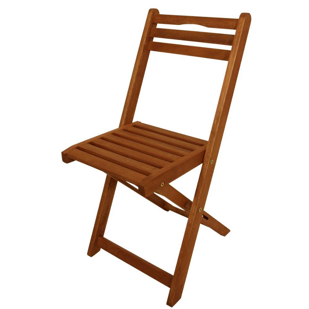 Garten-Klappstuhl aus Eukalyptusholz - Acneza (2er Set)