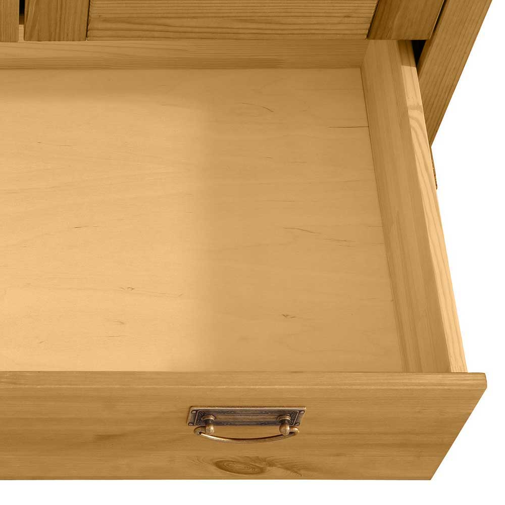 Massivholz Schlafzimmerschrank mit Spiegeln - Inhusa