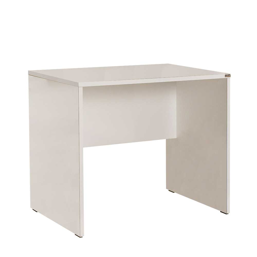 90x60cm Schreibtisch in Weiß Hochglanz - Conigli