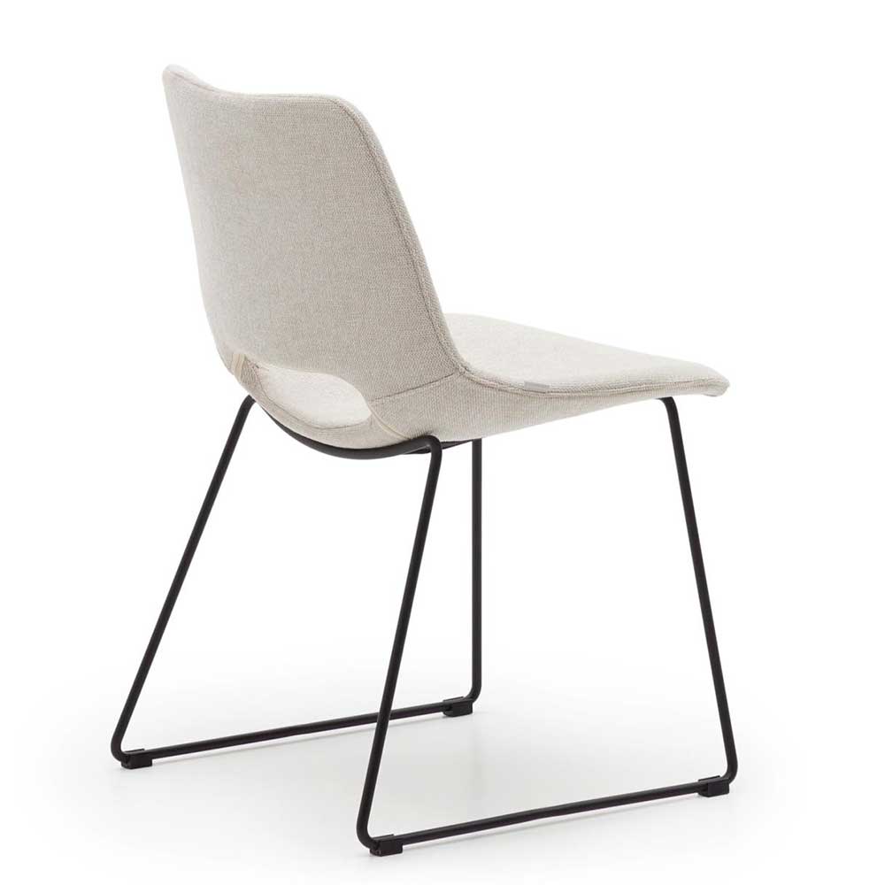 Stühle aus Webstoff Beige - Silciano (2er Set)