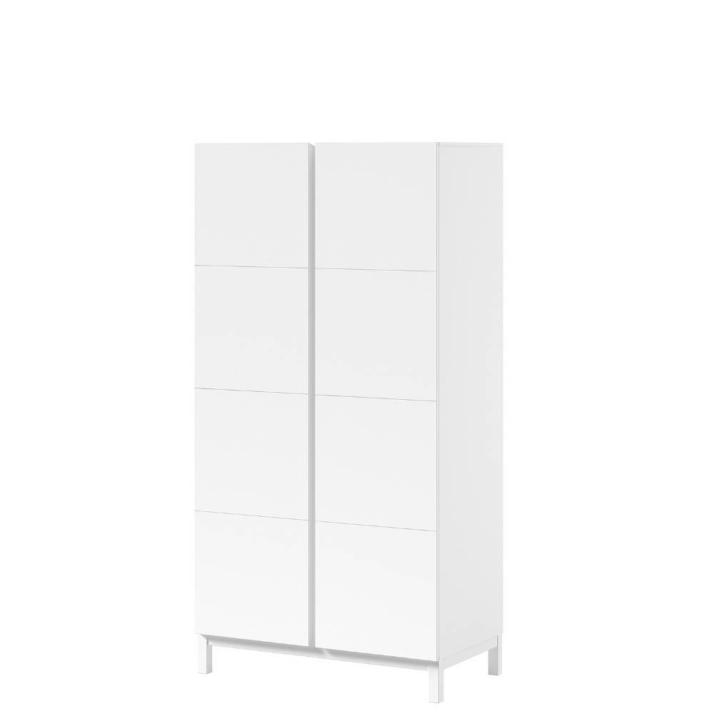 2-türiger Kleiderschrank in Weiß - Crocinol