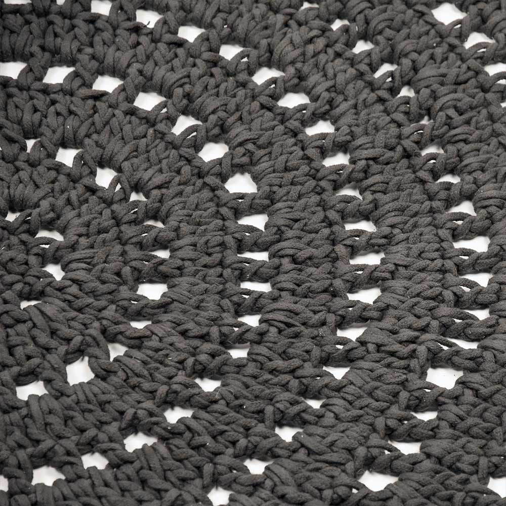 Gehäkelter Teppich in runder Form - Calocta