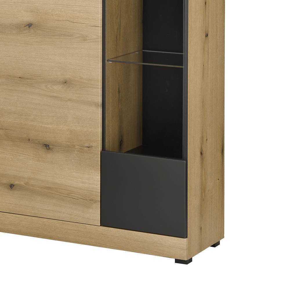 Vitrine in Eiche Optik - Addara