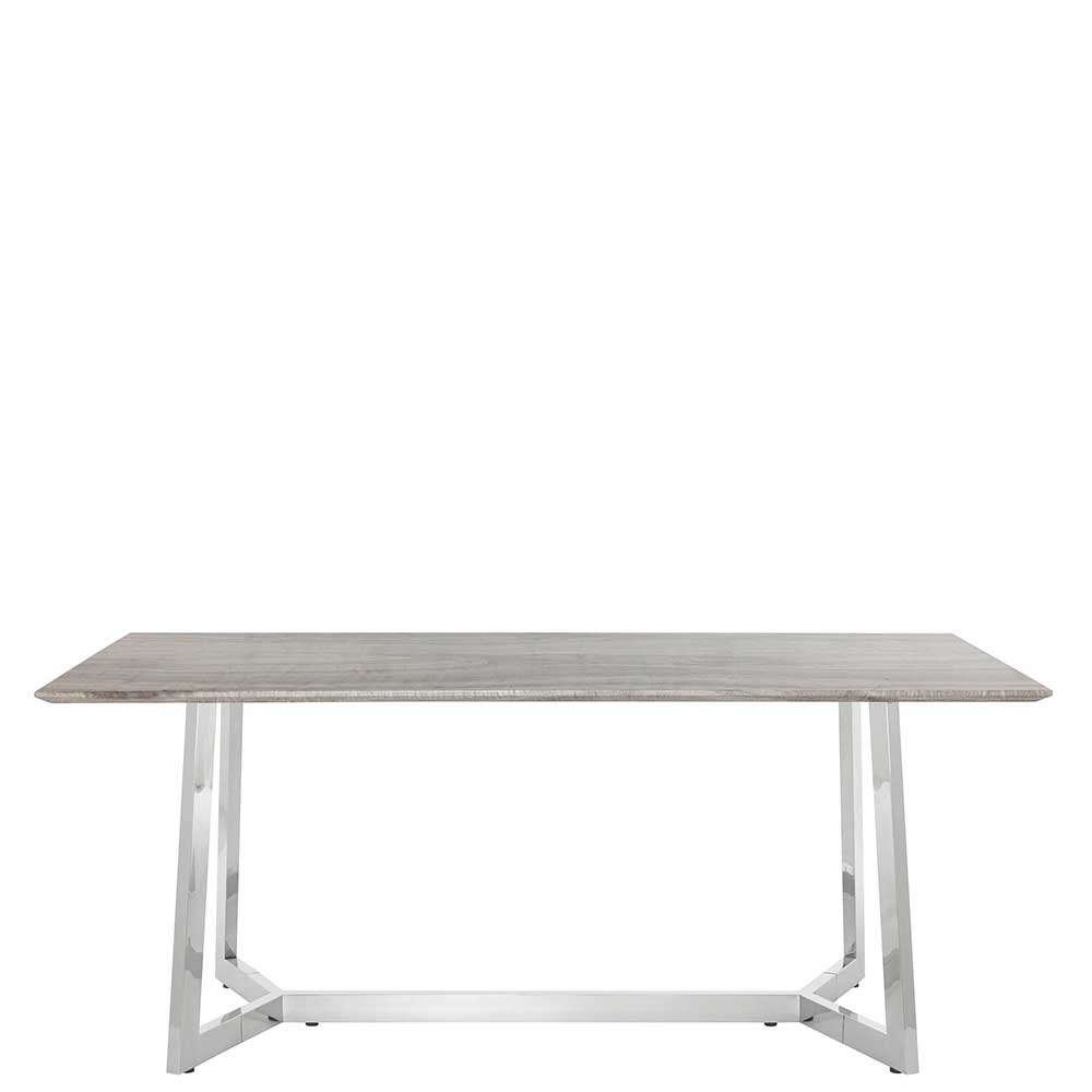 Esszimmer Tisch in Hochglanz Marmor Optik - Jaglyn