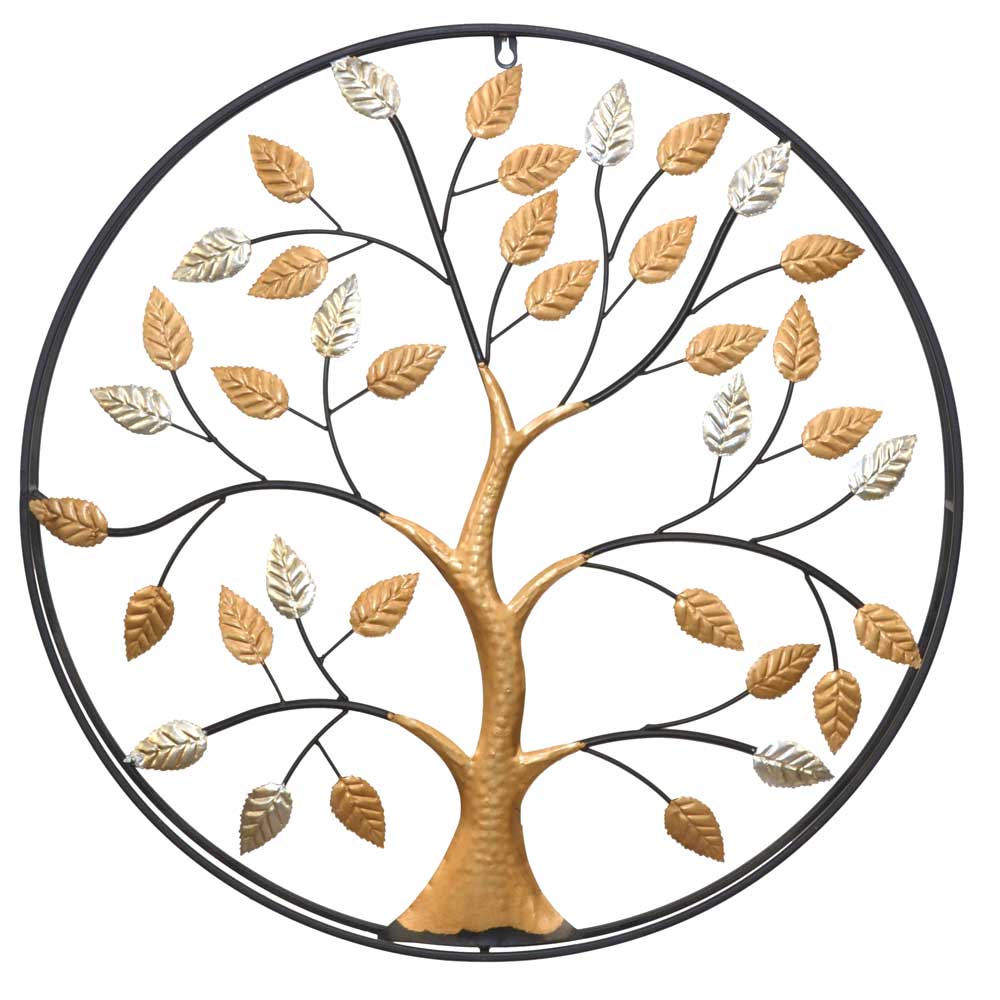 Baum Wanddekoration mit rundem Rahmen - Campitello