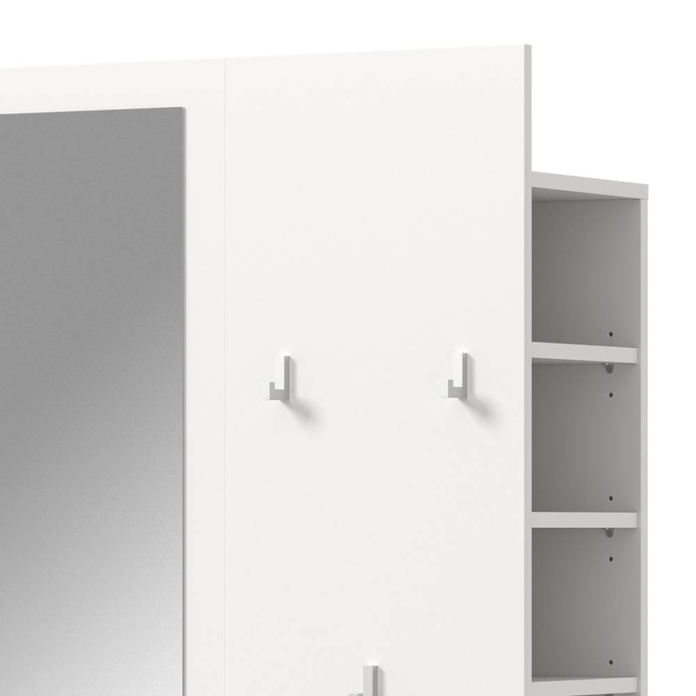 Komplettgarderobe in Weiß - Wakes