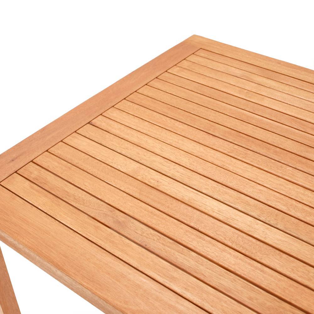 160x90 cm Gartentisch aus Eukalyptusholz - Clariusca
