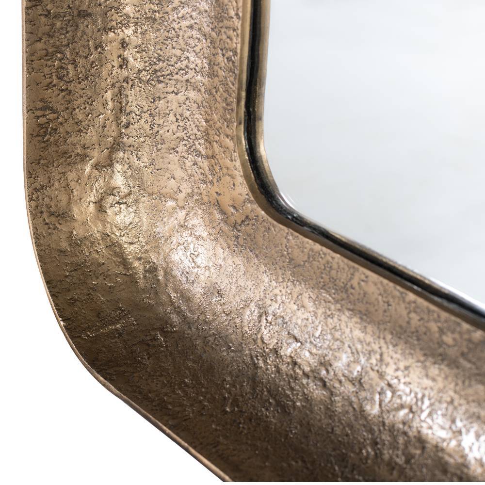 Wandspiegel mit Metallspiegel in Bronze - Hongkong