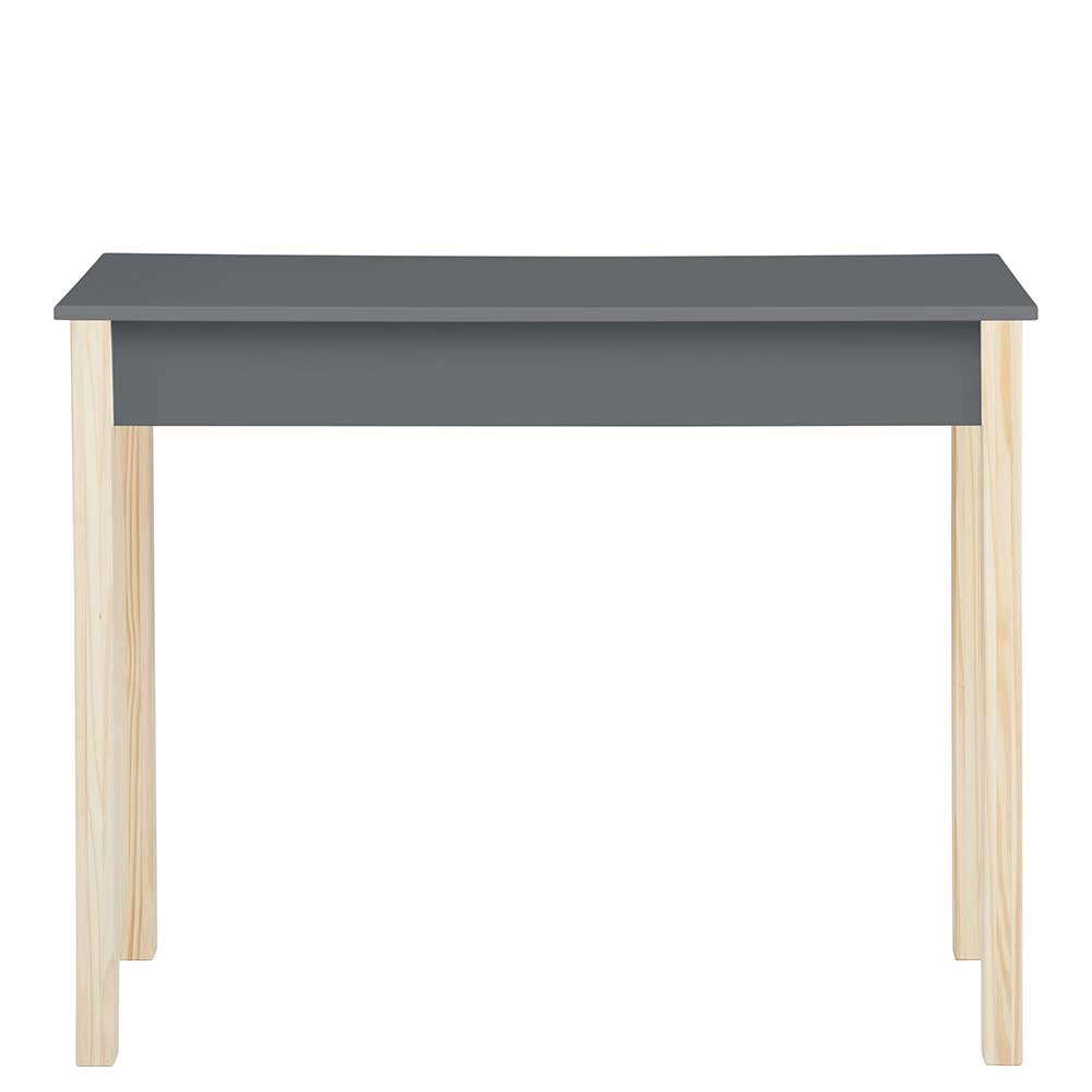 Schreibtisch in Grau mit Kiefer - Bradley
