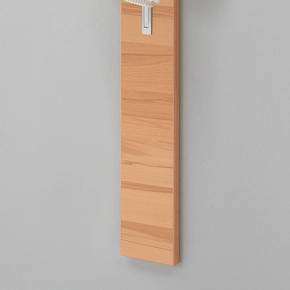 Wandgarderobe in Kernbuche Furnier mit sichtbarer Holzmaserung – Weymo