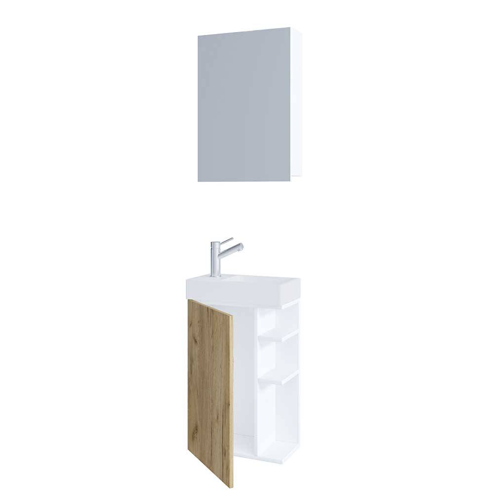 Kompakter Waschplatz 40 cm breit - Coloniale (zweiteilig)