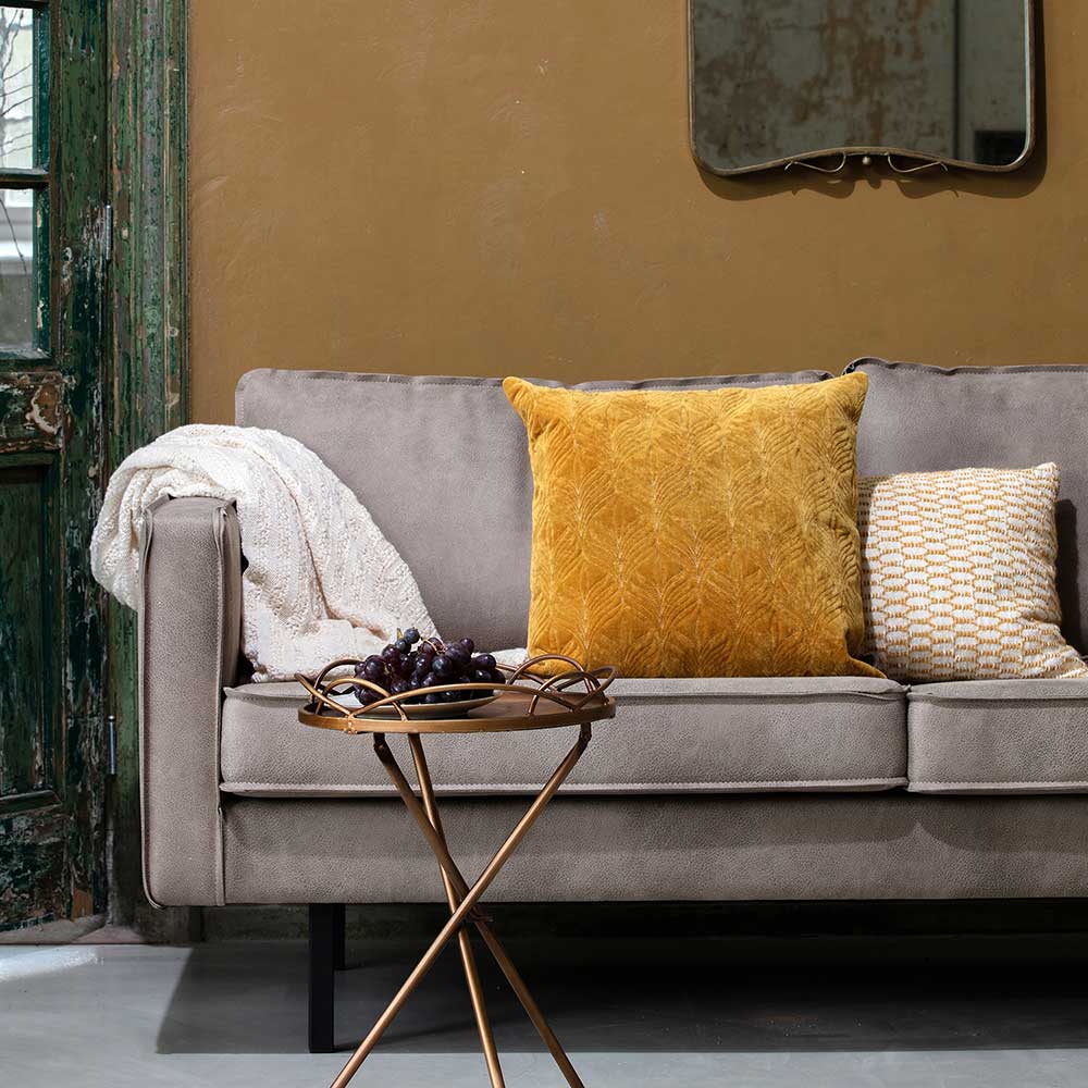 190cm breites Sofa aus Kunstleder Grau - Patria
