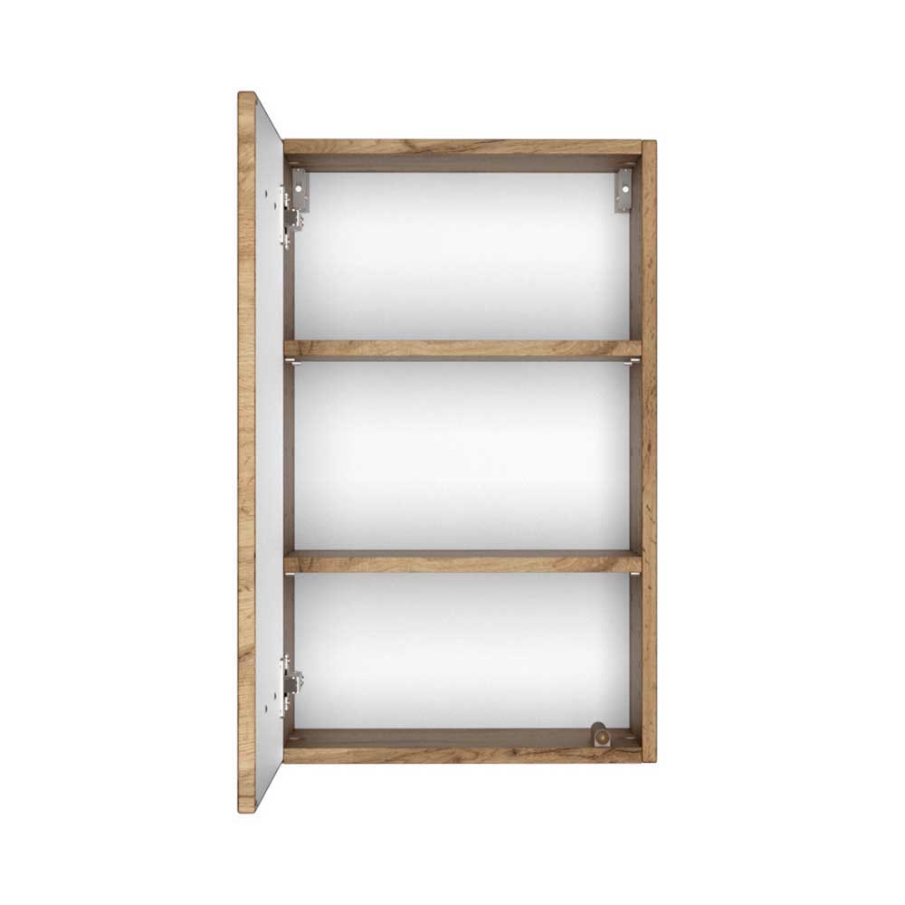 Set Badezimmermöbel in Holz Optik - Iliam (fünfteilig)