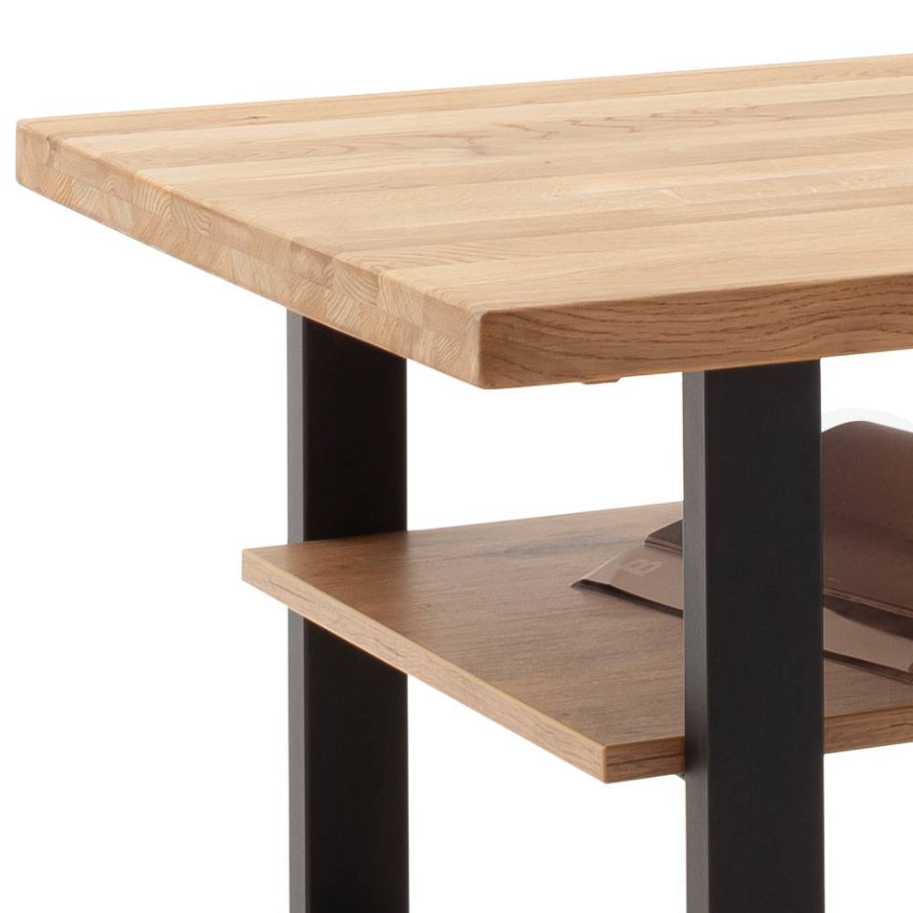 Industrial Couchtisch mit Zusatzablage - Scarlett