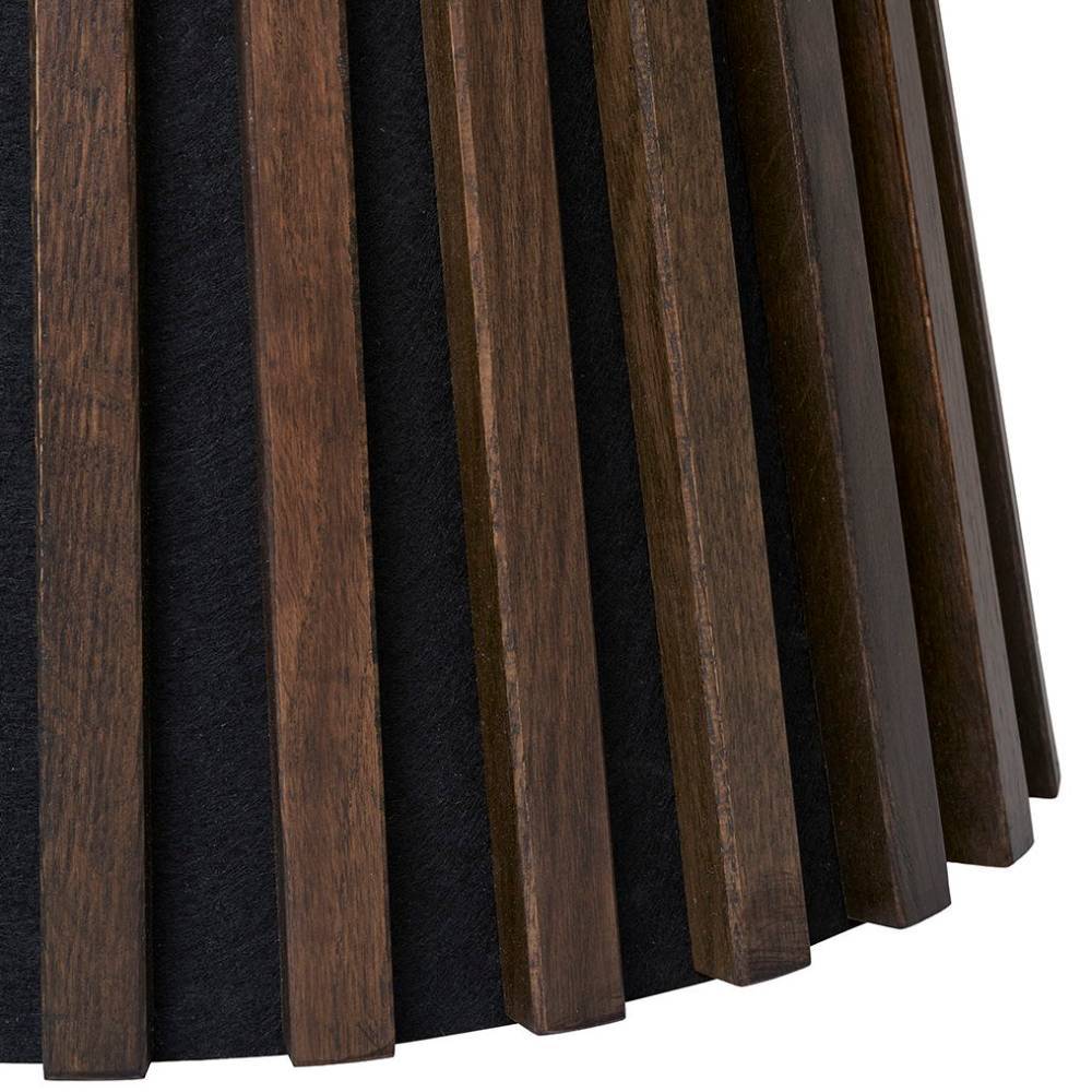 Skandi Design-Beistelltisch mit braunem Holzfurnier - Franino