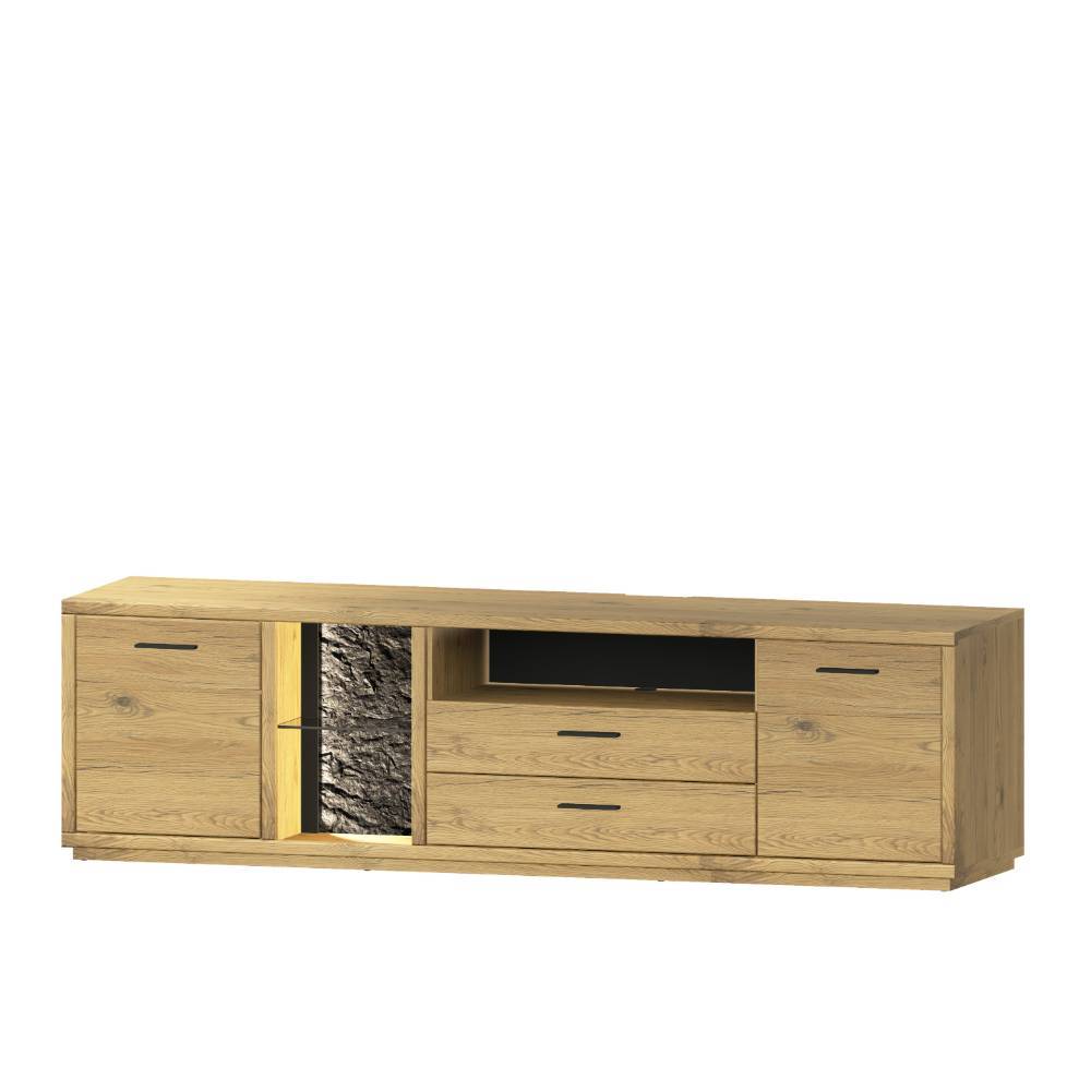 Design-TV-Wohnwand Set modern - Friburgo (dreiteilig)