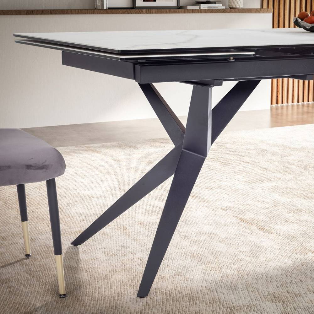 Design-Esszimmertisch mit Keramikplatte - Lena