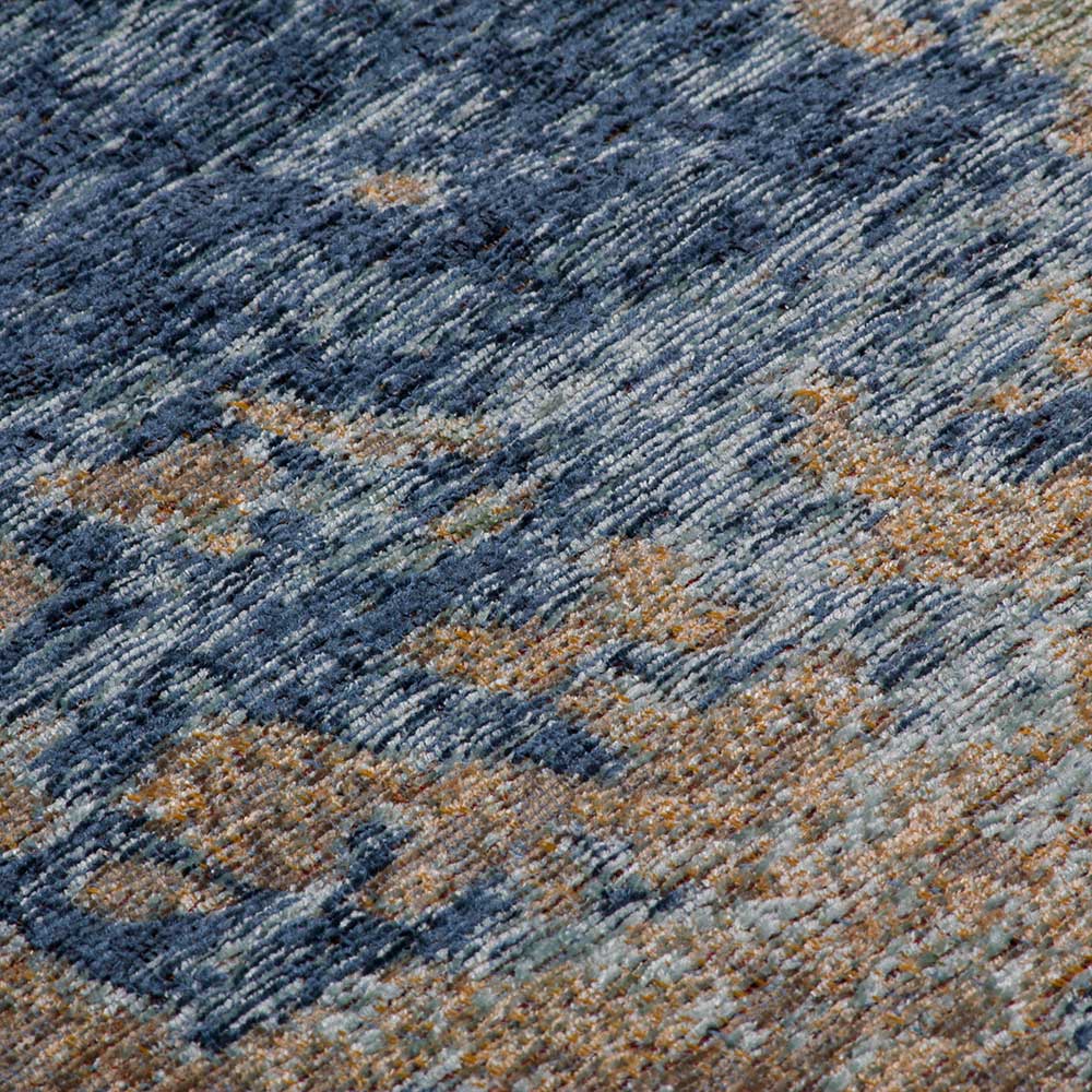 Teppich in Taupe und Blau - Crespa