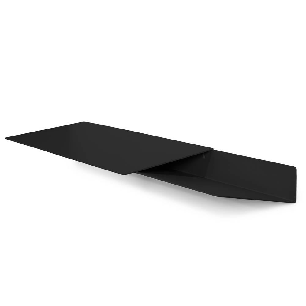 Hängende Design-Schreibtisch-Konsole in Schwarz - Vidal
