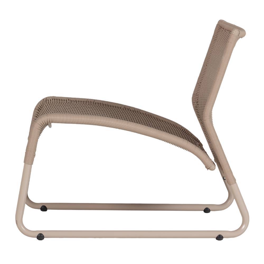 Lounge-Gartensessel in Beige - Elric