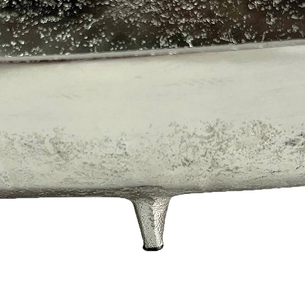 Aluminium-Schale in Silberfarben - Horn
