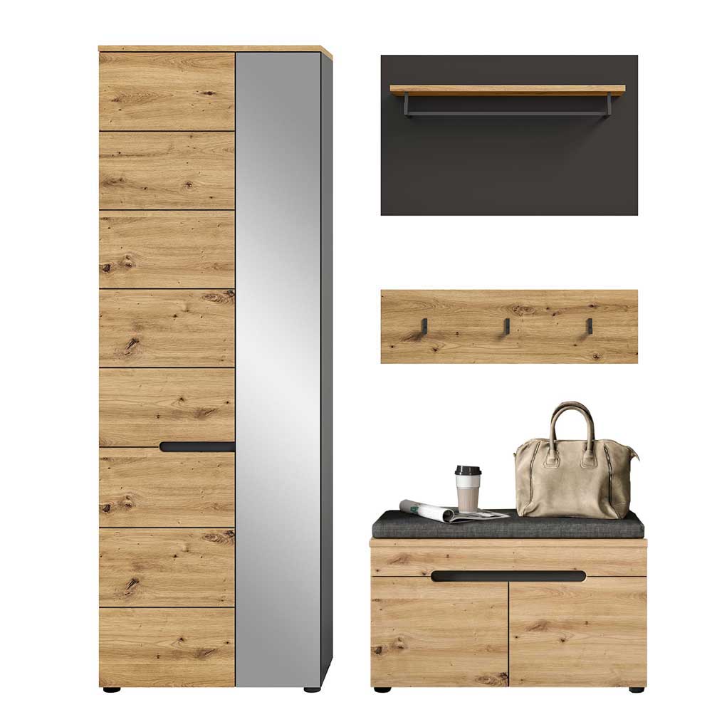 Flurmöbel Set modern - Norja (vierteilig)