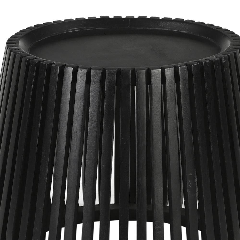 Design-Couchtisch in Schwarz lackiert - Oglio