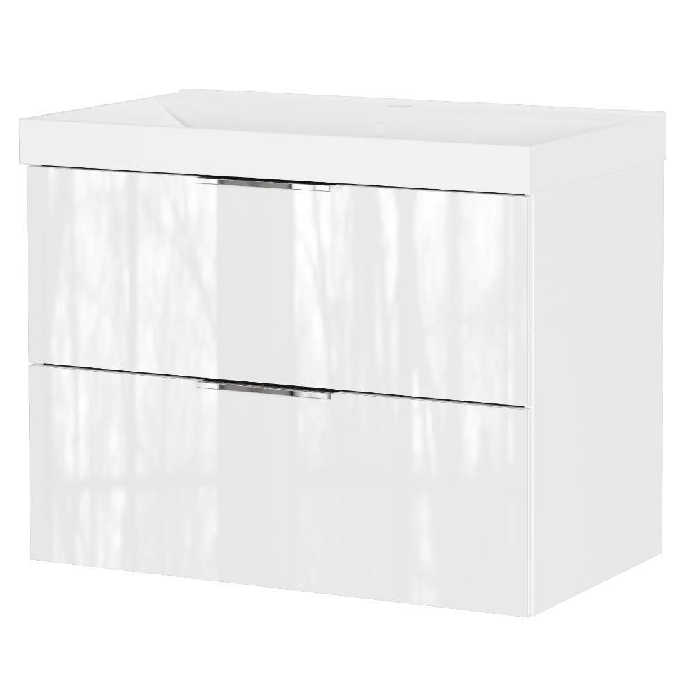 Weiße Waschtischkonsole modern - Macarunas