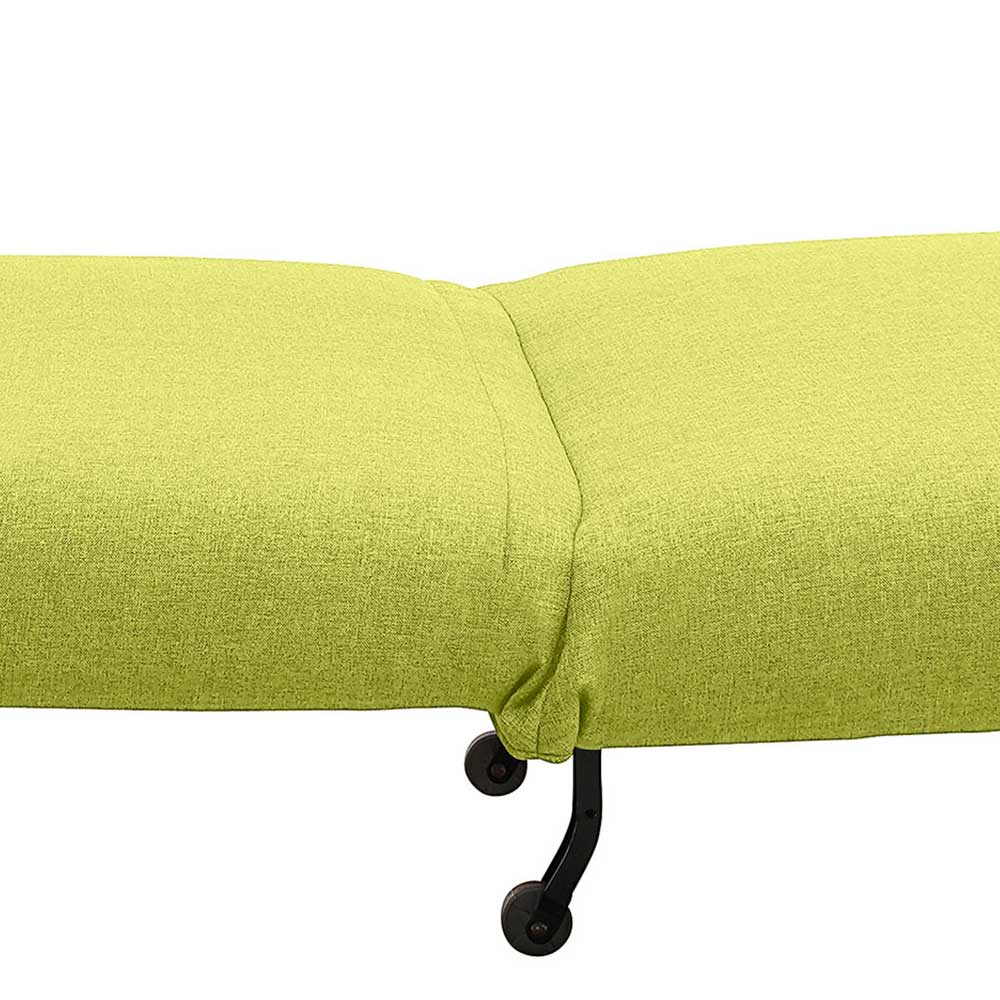 Schlafsessel in Gelbgrün Stoffbezug - Orsidio