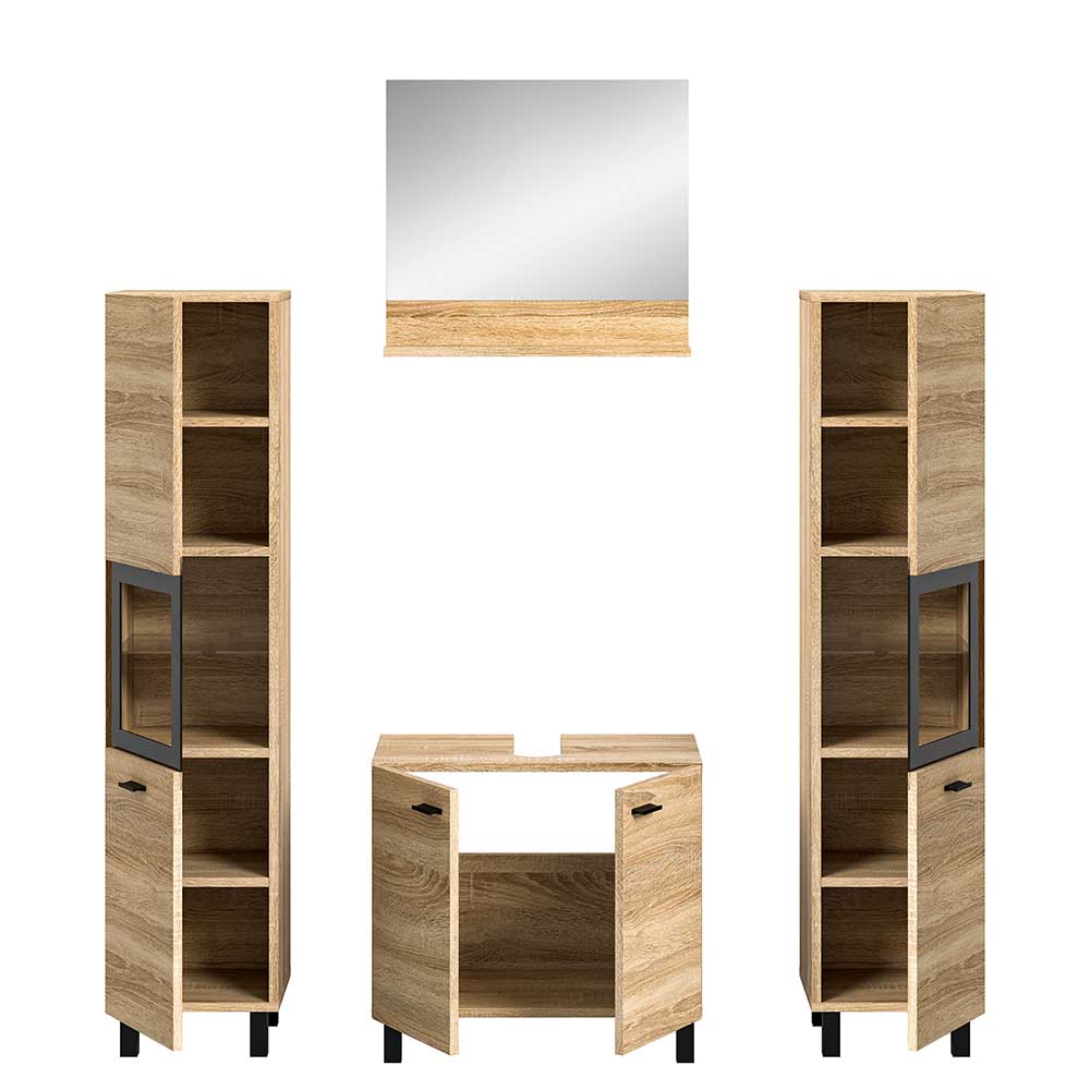 Badezimmermöbel-Set modern - Hoxtona (vierteilig)