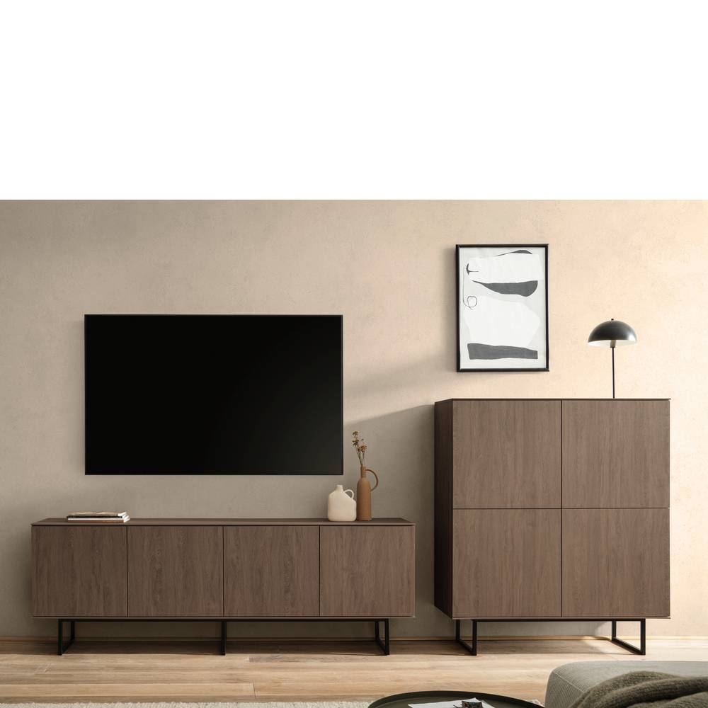TV Lowboard und Highboard Set - Julado (zweiteilig)