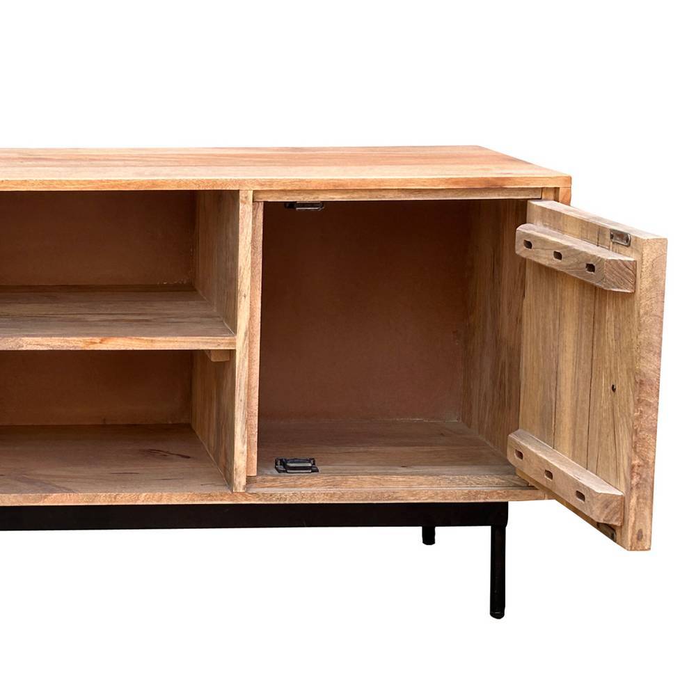 TV-Lowboard aus Mangobaum Massivholz - Peravia