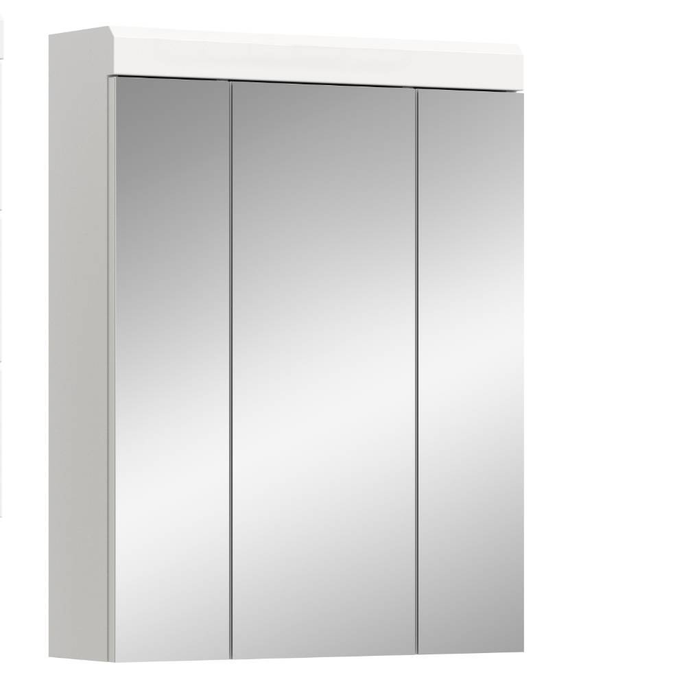 Badschrank Set in Weiß - Henriette (dreiteilig)