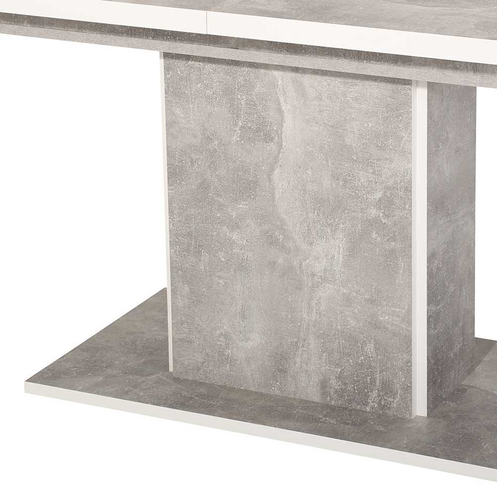 Dekor Esszimmer Tisch in Beton Grau - Excellent