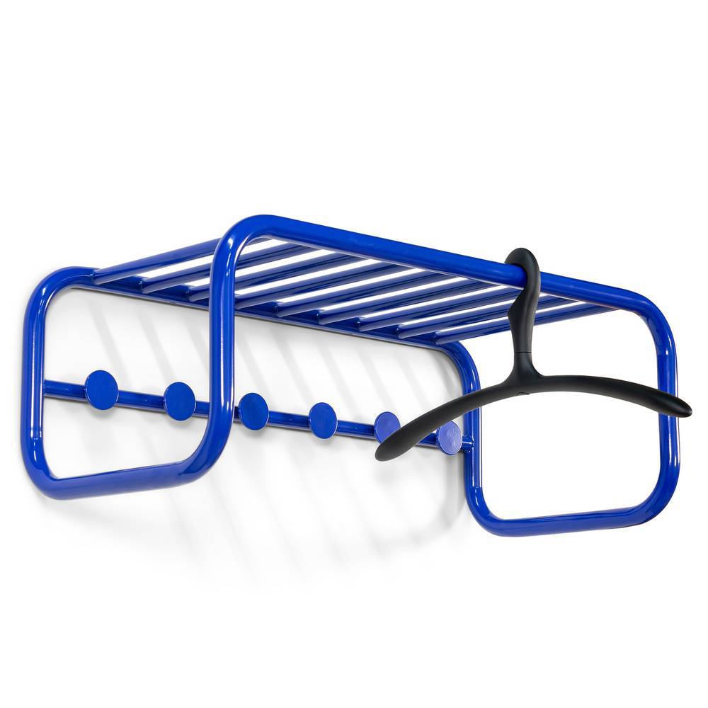 Retro Style Hängegarderobe in Blau - Mutez