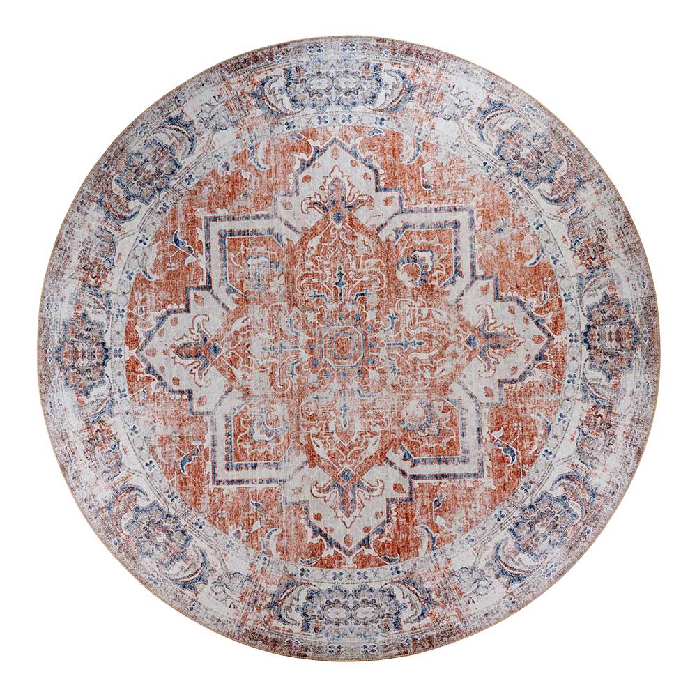 Chenille Teppich mit Ornament Muster - Chaleur