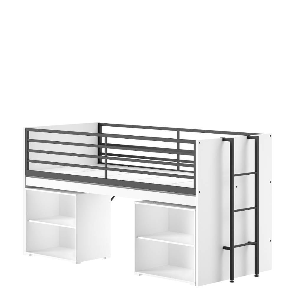 Hochbett und Regal-Elemente Set - Brasovia